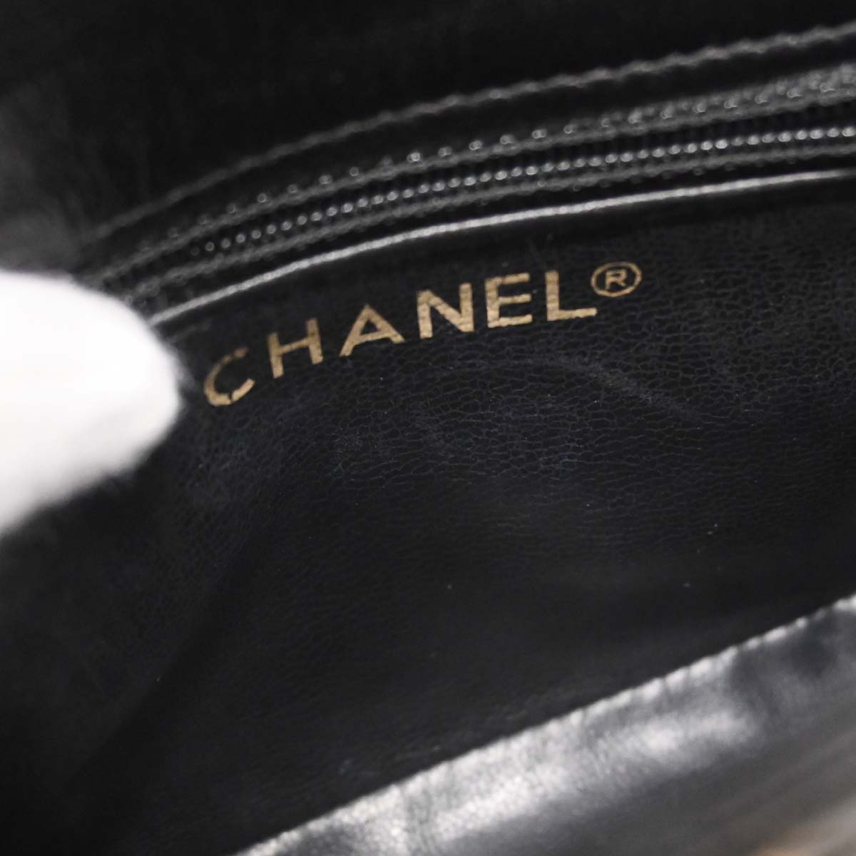 Chanel Black Lambskin Bicolore Waist Bum Bag #65/26