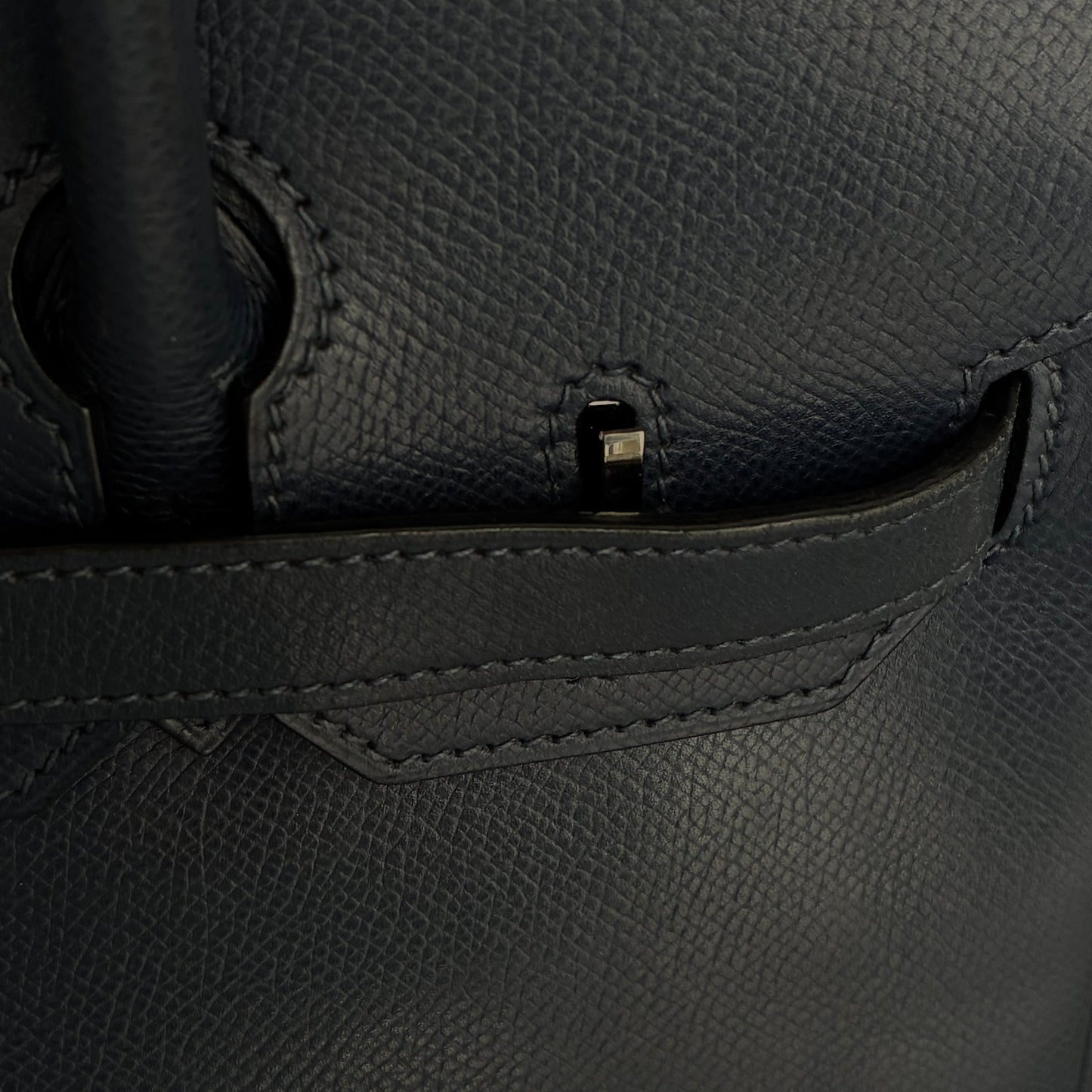 Hermes Navy Epsom Birkin 30 Handbag