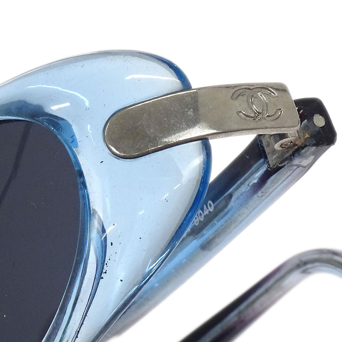 Chanel Sunglasses Eyewear Blue Small Good