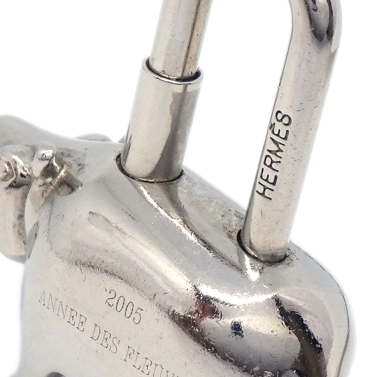 Hermes 2005 Annee Des Fleuves Cadena Silver Small Good