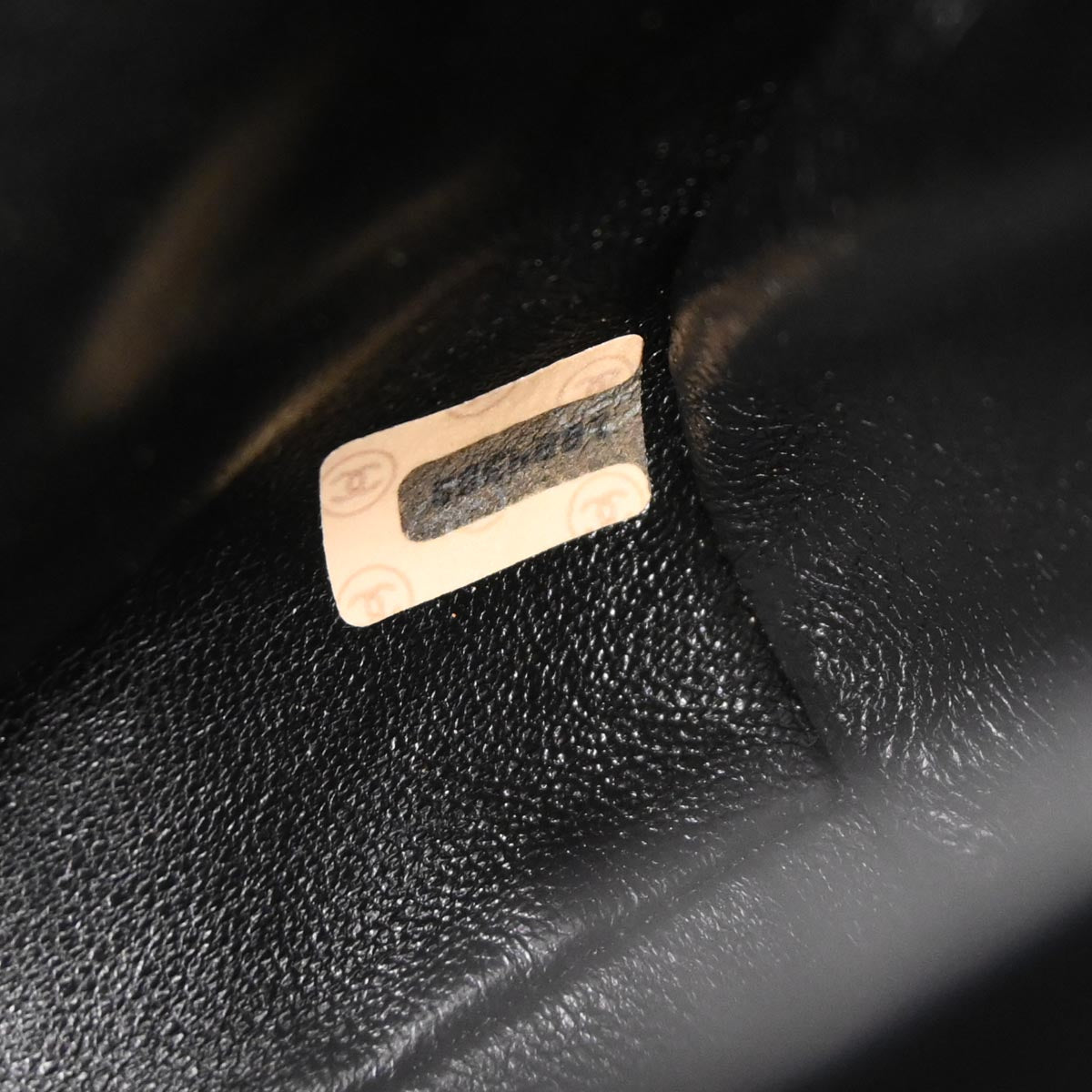 Chanel 1989-1991 Black Lambskin Shoulder Bag