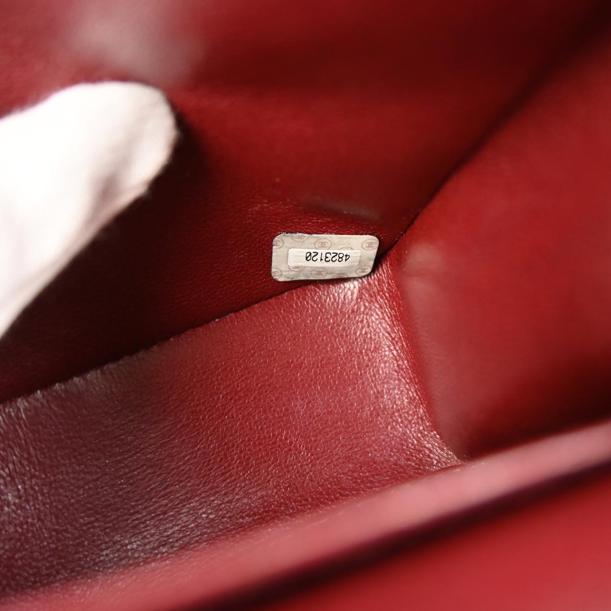 Chanel 1996-1997 Black Lambskin Small Classic Double Flap Shoulder Bag