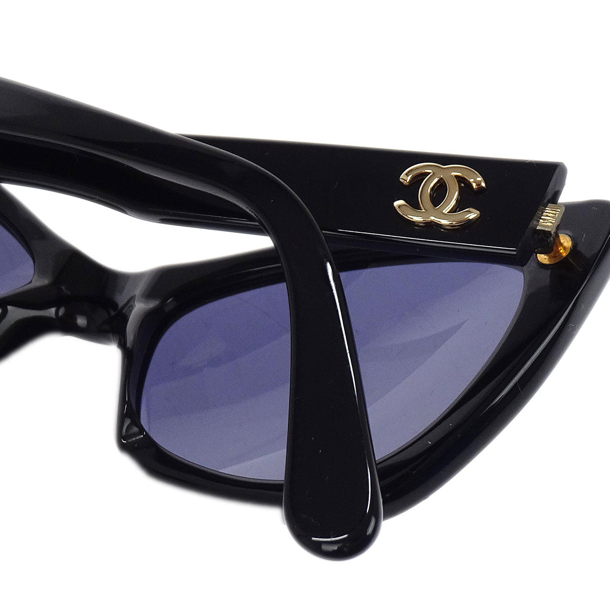 Chanel Sunglasses Eyewear Black Small Good