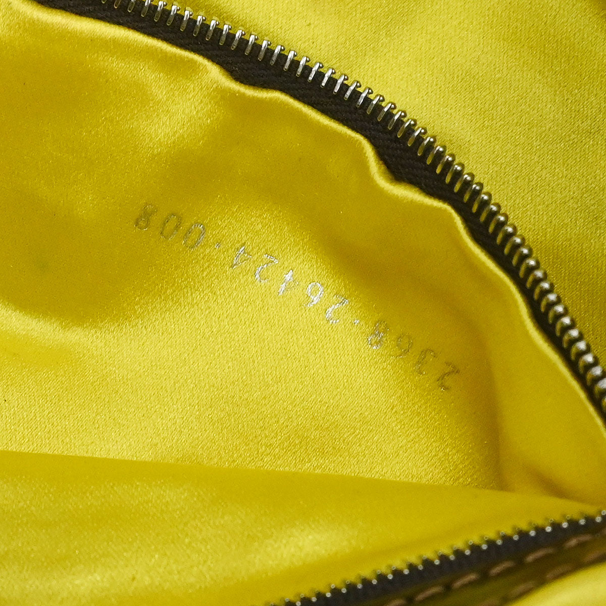 Fendi Navy Denim Beaded Baguette Handbag