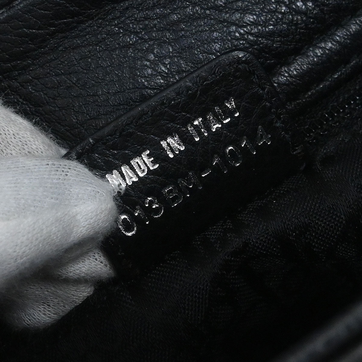 Christian Dior 2004 Black Leather Handbag