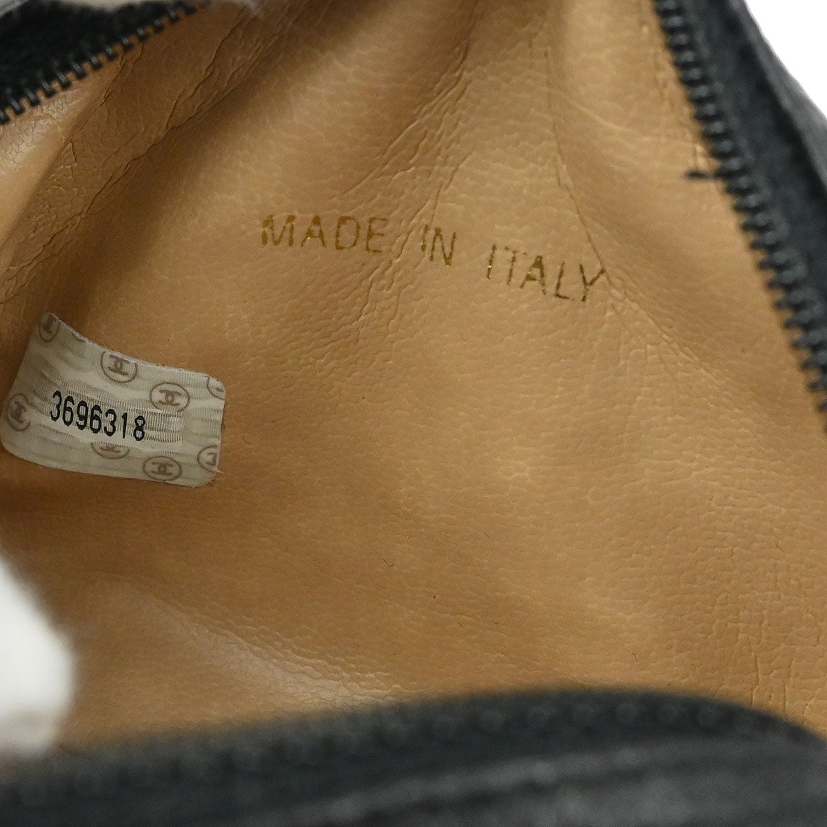 Chanel Black Caviar Skin Multi Pouch