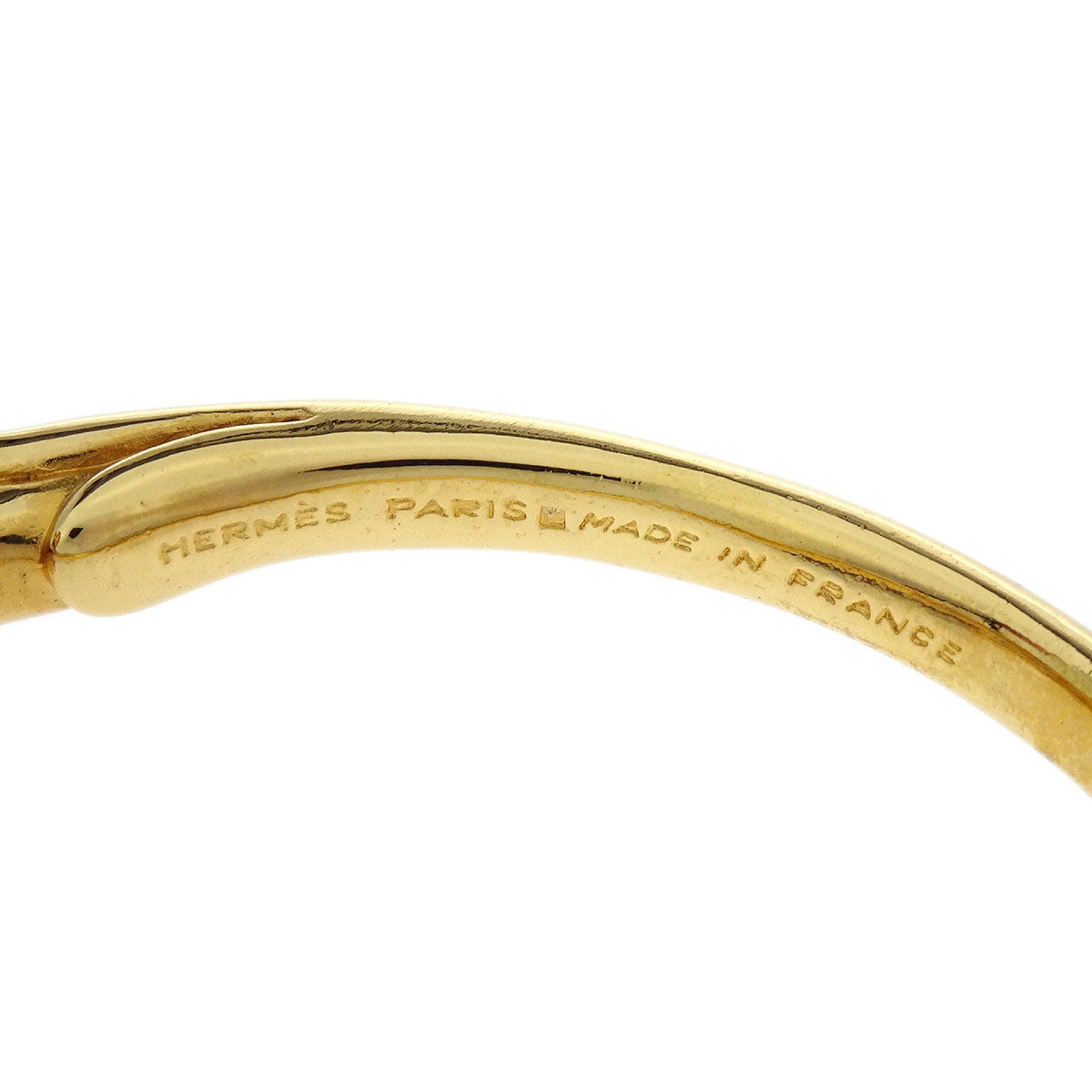 Hermes Cheval Horse Bracelet Bangle Gold