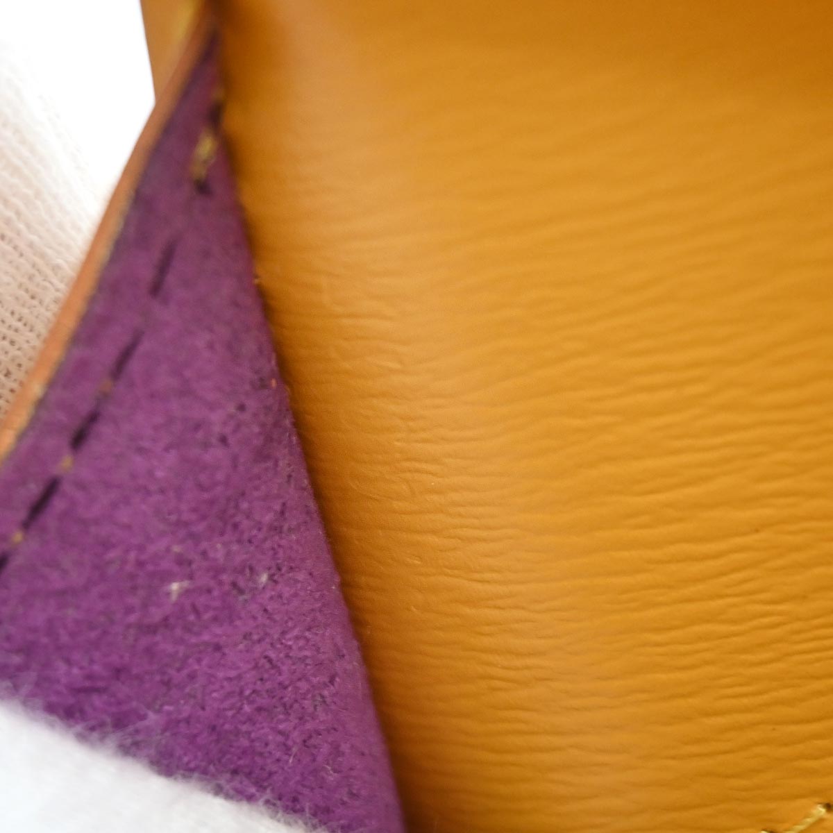 Louis Vuitton Yellow Epi Cluny Shoulder Bag M52259