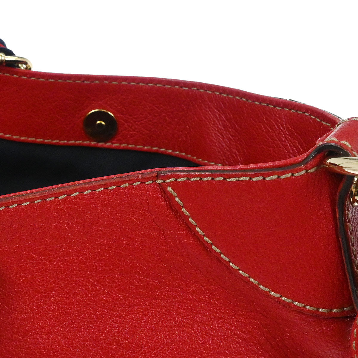 Gucci Brown Bamboo 2way Shoulder Handbag