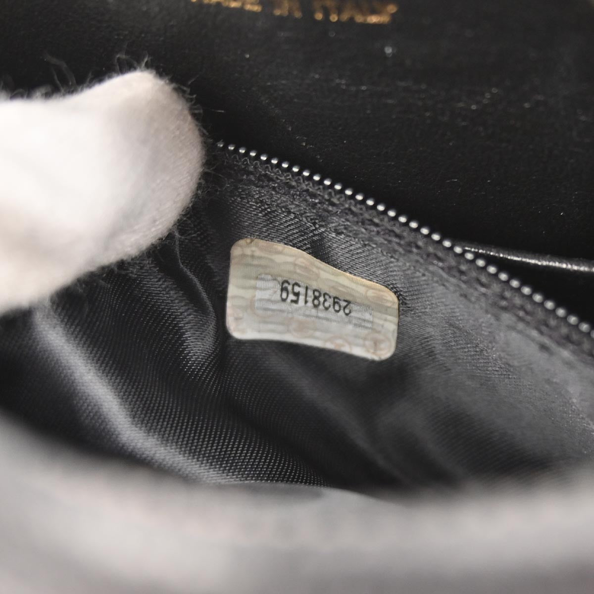 Chanel 1991-1994 Black Caviar Skin Bias Stitch Camera Bag Mini