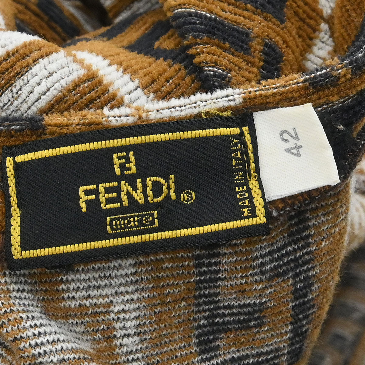 Fendi Sleeveless Dress Brown #42