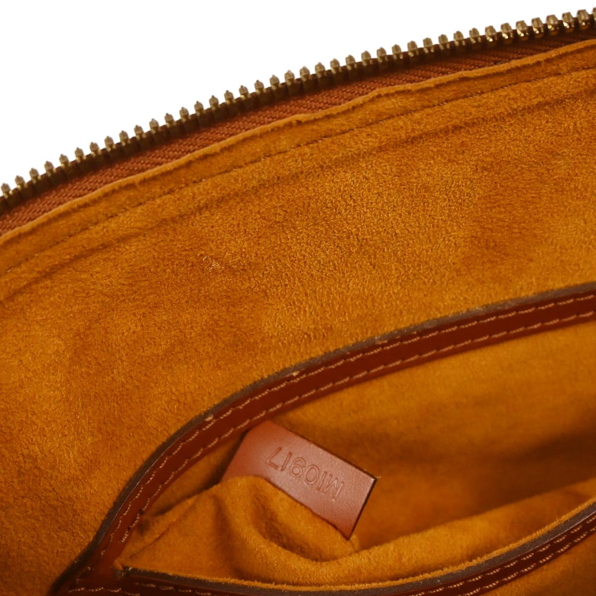 Louis Vuitton Brown Epi Alma Handbag M52143