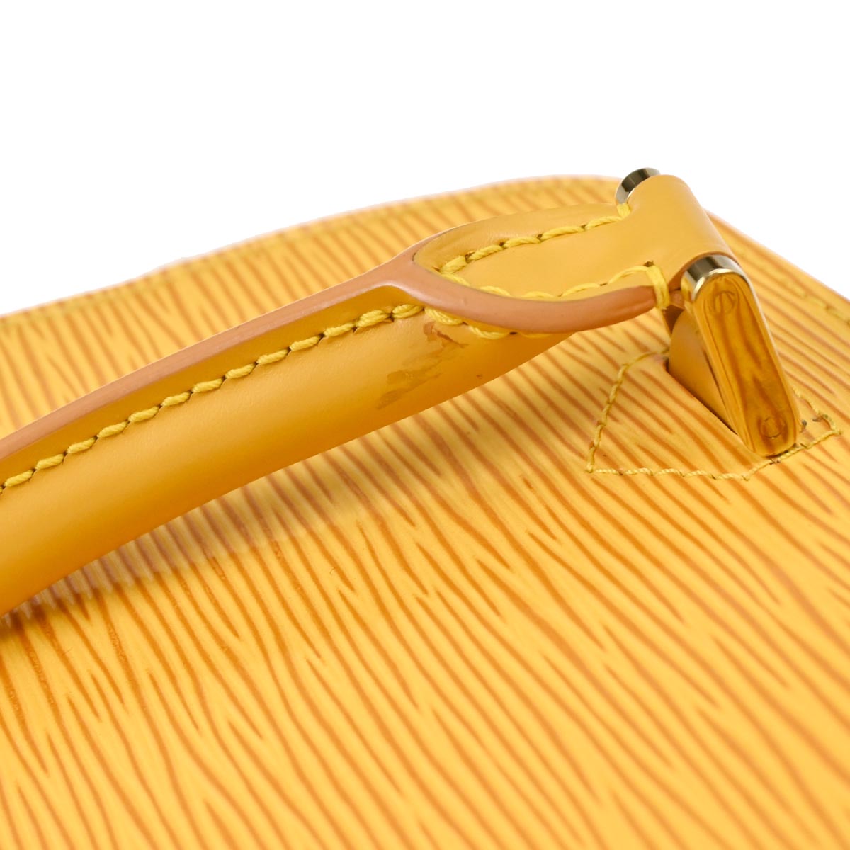 Louis Vuitton Yellow Epi Pont Neuf Handbag M52059