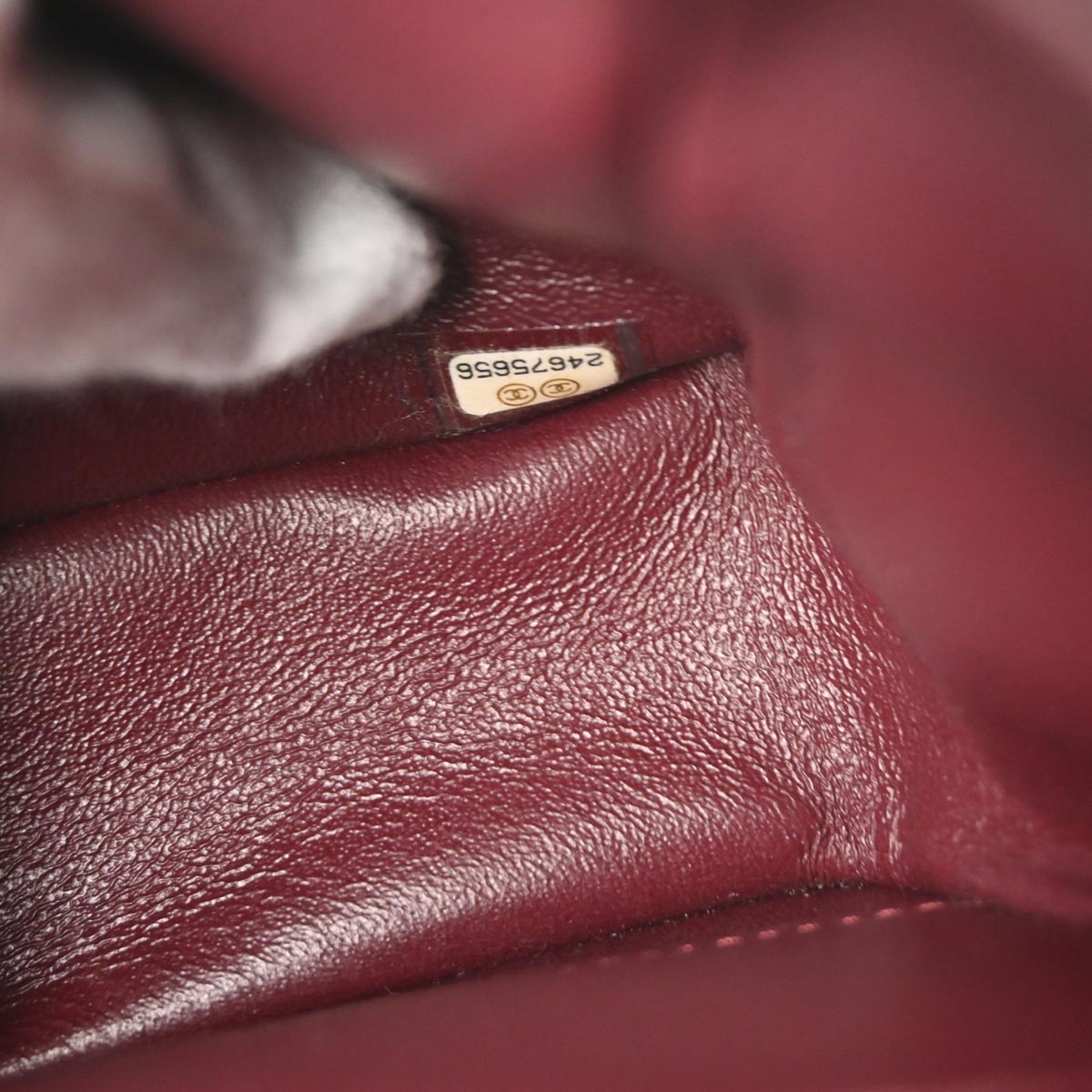 Chanel 2017-2018 Black Lambskin Chevron Medium Classic Double Flap Shoulder Bag