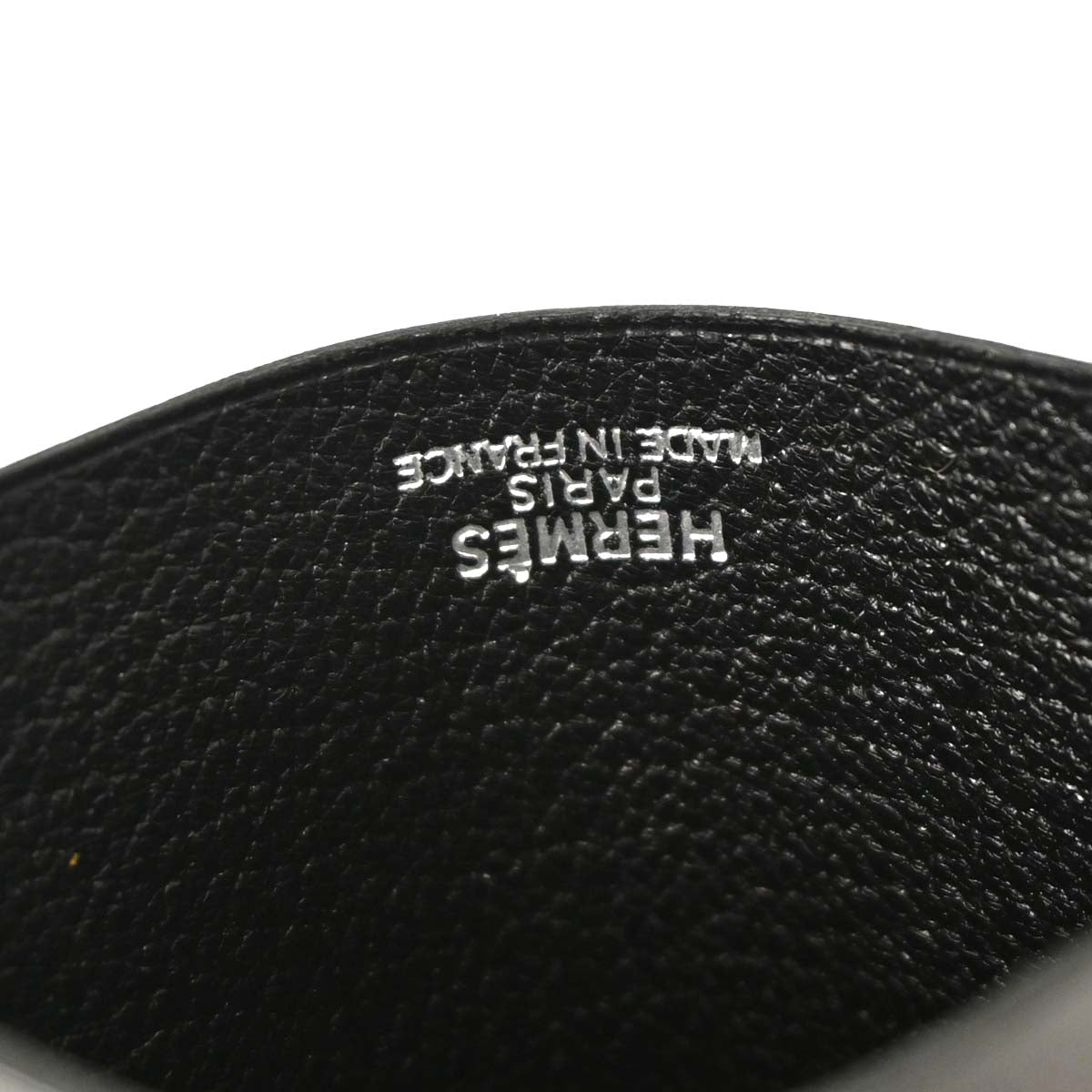 Hermes by Margiela Black Box Calf Clochette Necklace Pendant