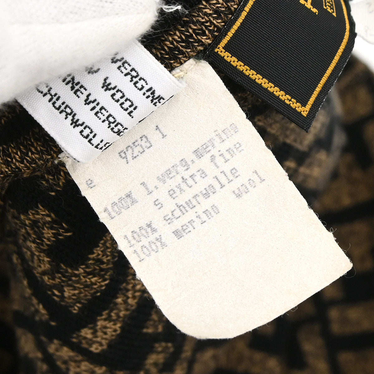 Fendi Sleeveless Jacket Vest Zucca Brown #42