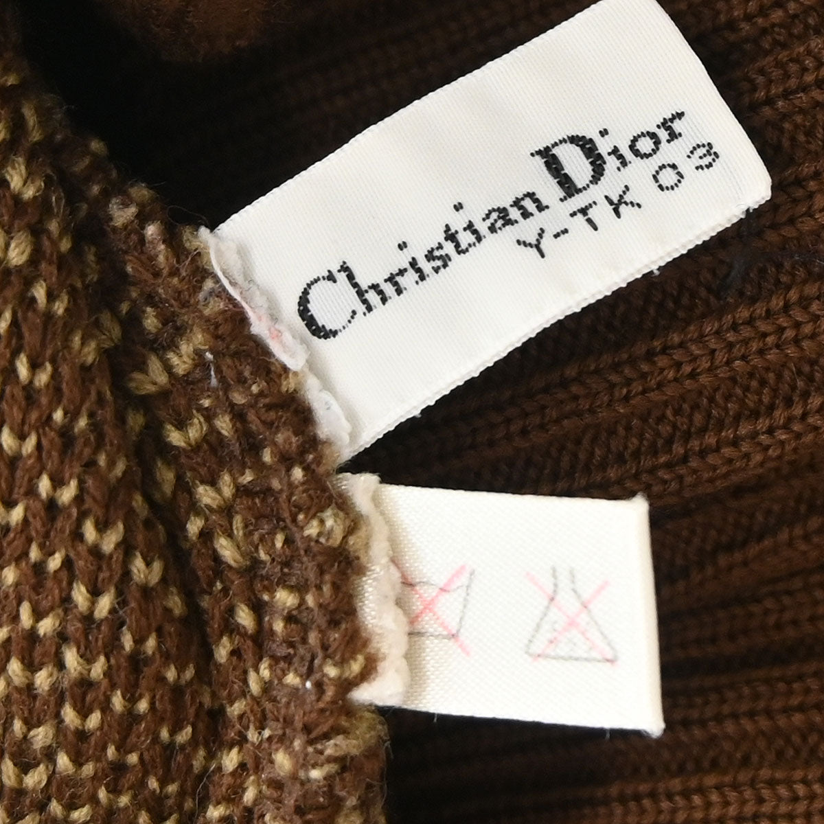 Christian Dior Top Sweater Trotter Brown #M