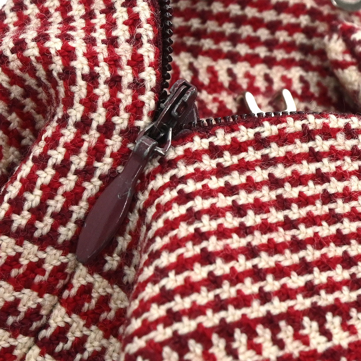 Hermes Setup Suit Jacket Skirt Red #40