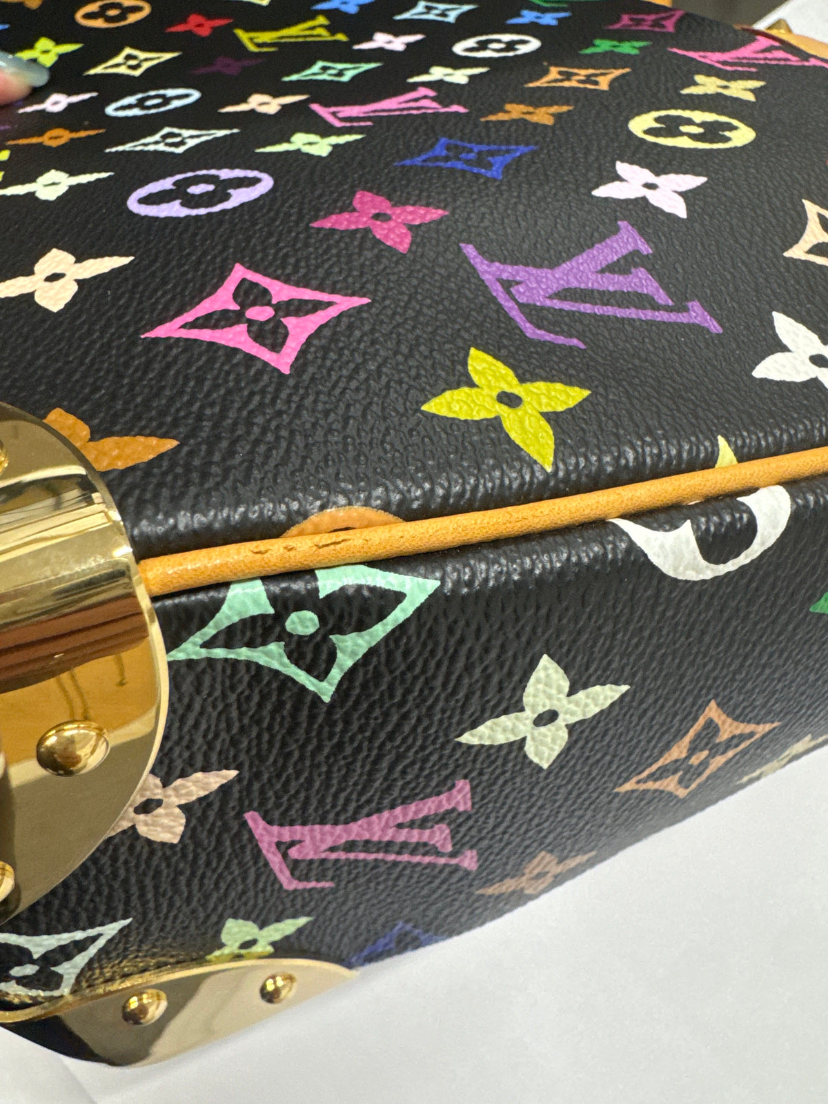 Louis Vuitton Black Multicolor Boulogne Shoulder Bag M92638