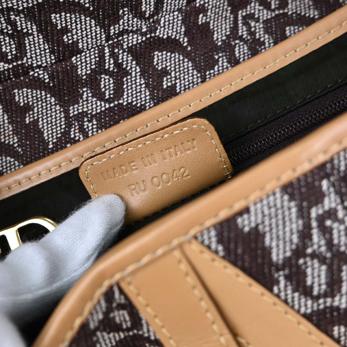 Christian Dior Brown Trotter Saddle Handbag
