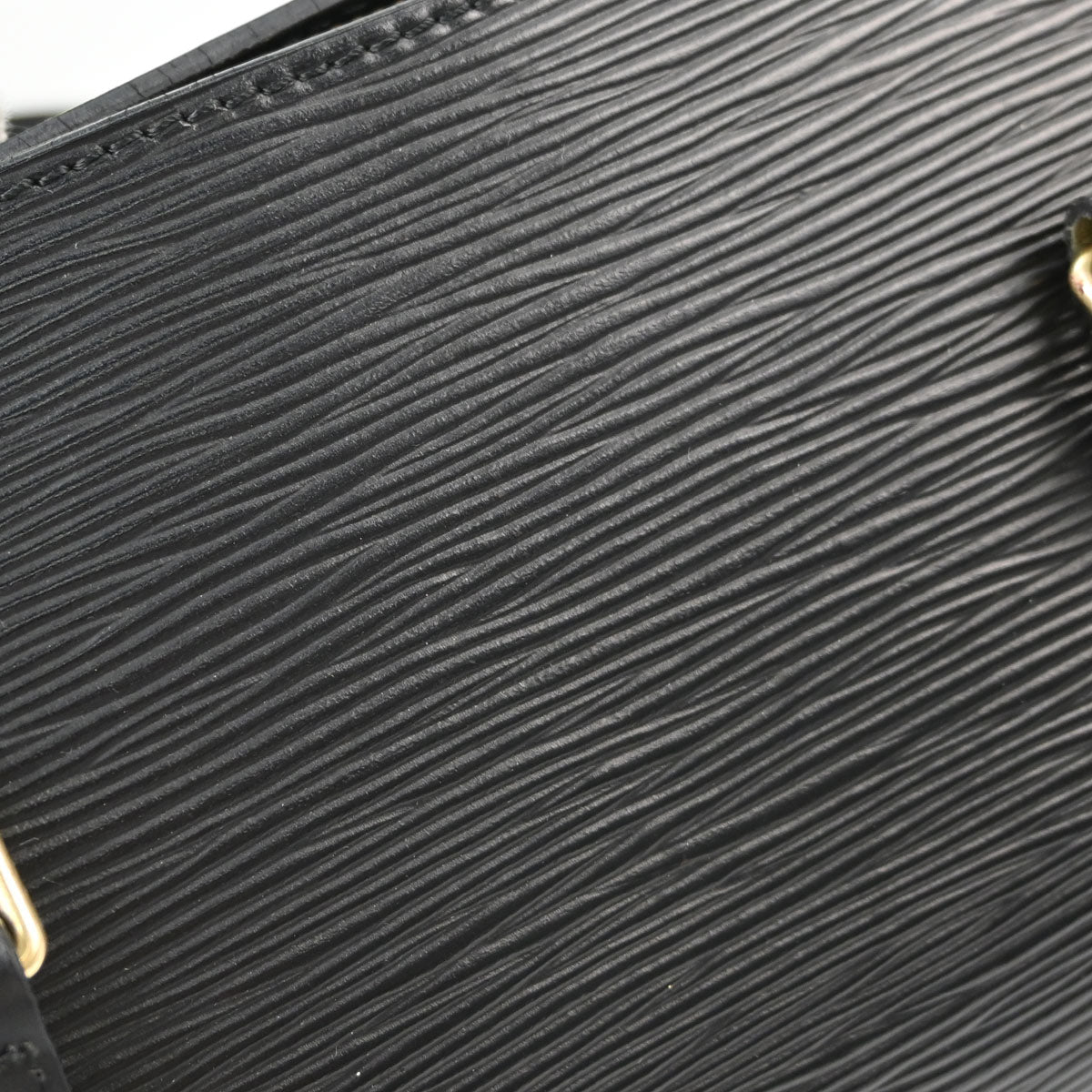 Louis Vuitton Black Epi Soufflot Handbag M52862