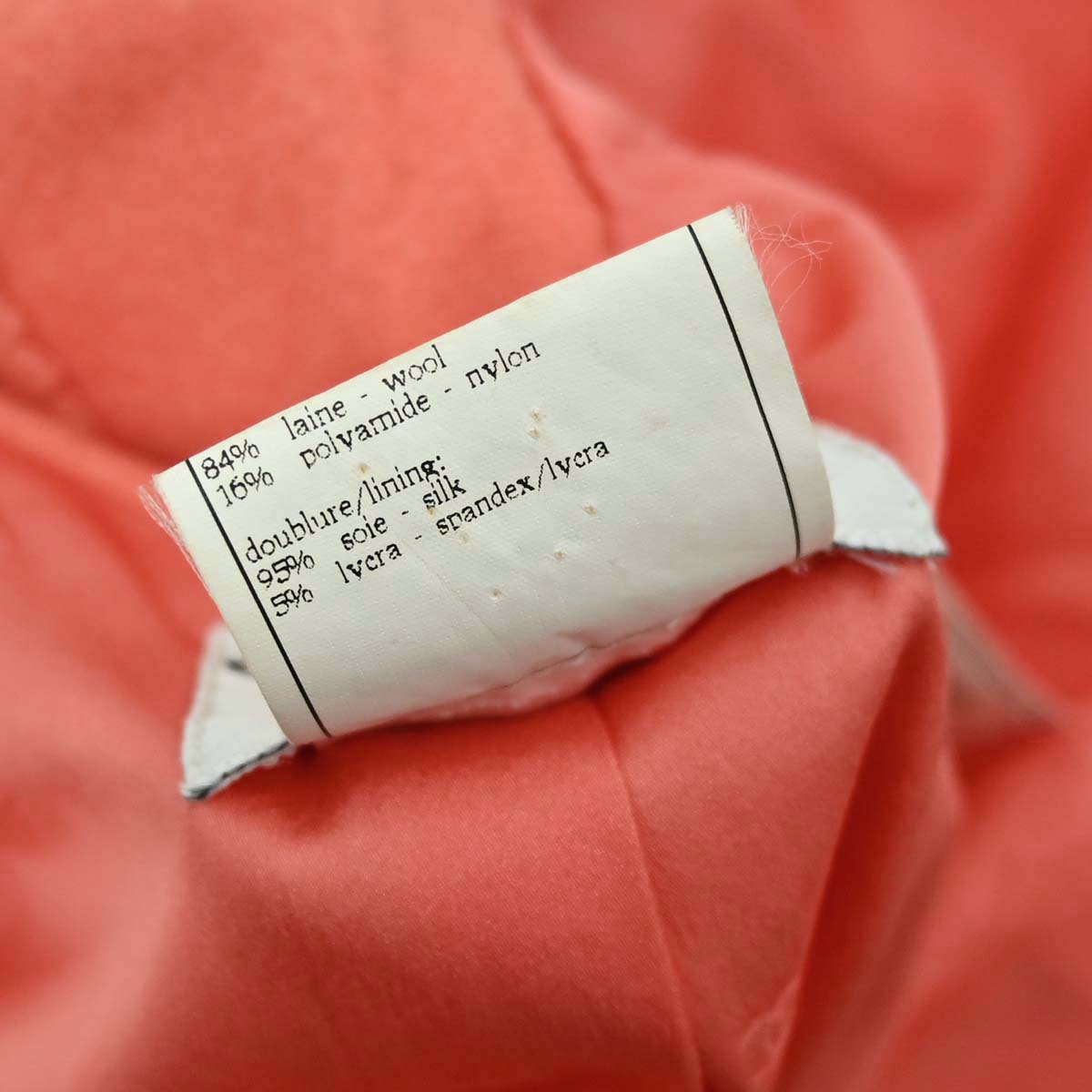 Chanel 1997 Tweed Jacket Orange #38
