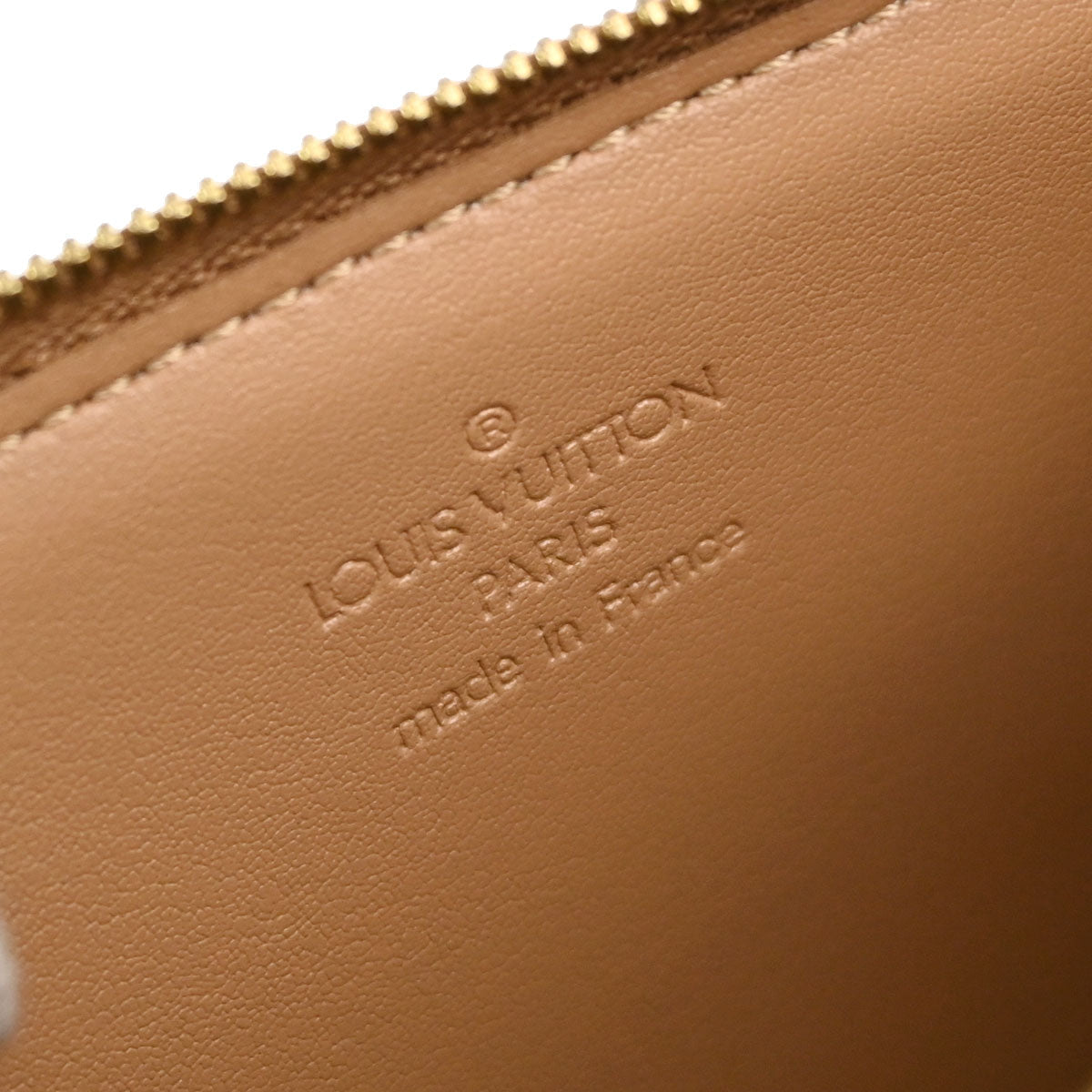 Louis Vuitton Beige Monogram Vernis Lexington Pouch Handbag M91343