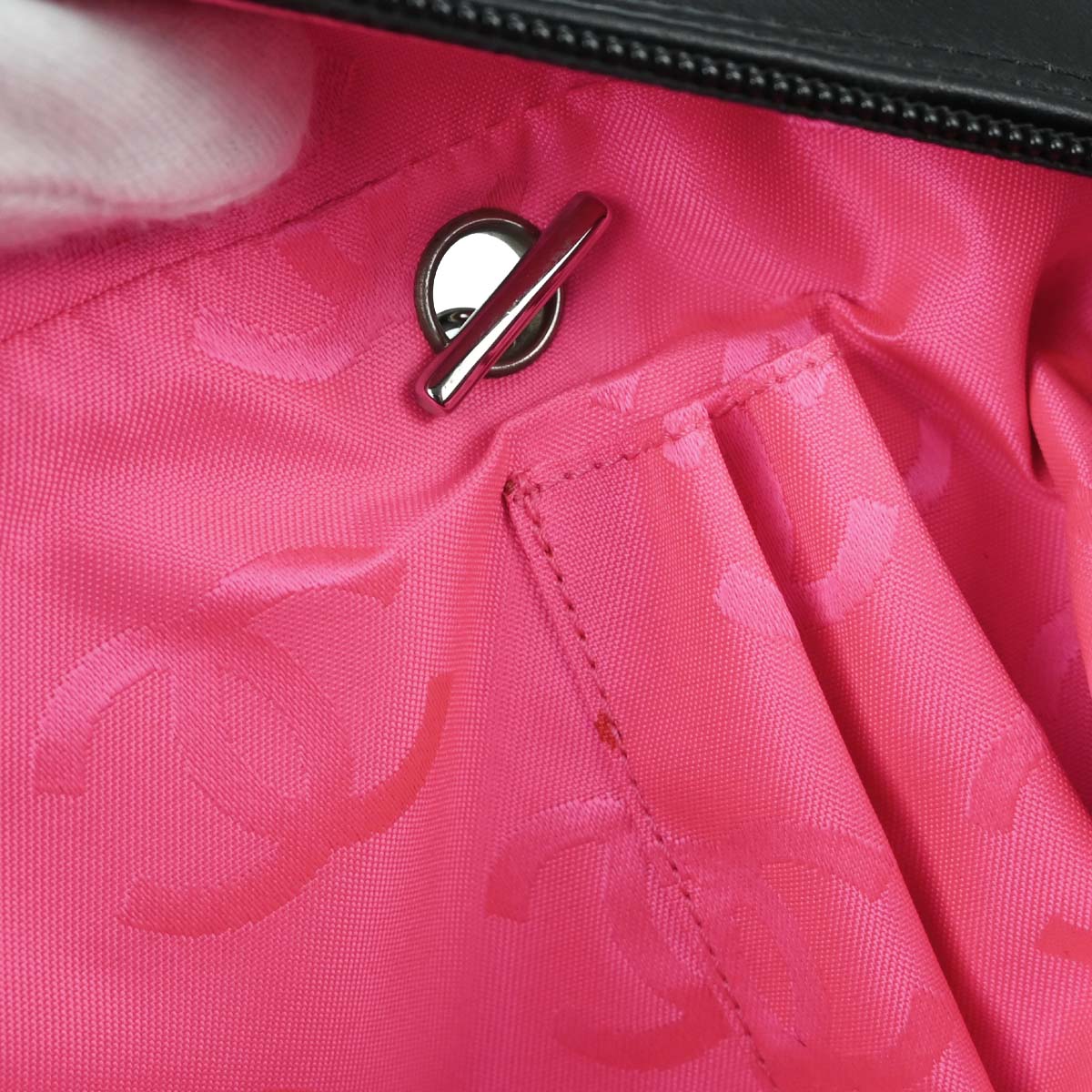 Chanel Black Calfskin Cambon Ligne Bowling Bag 27