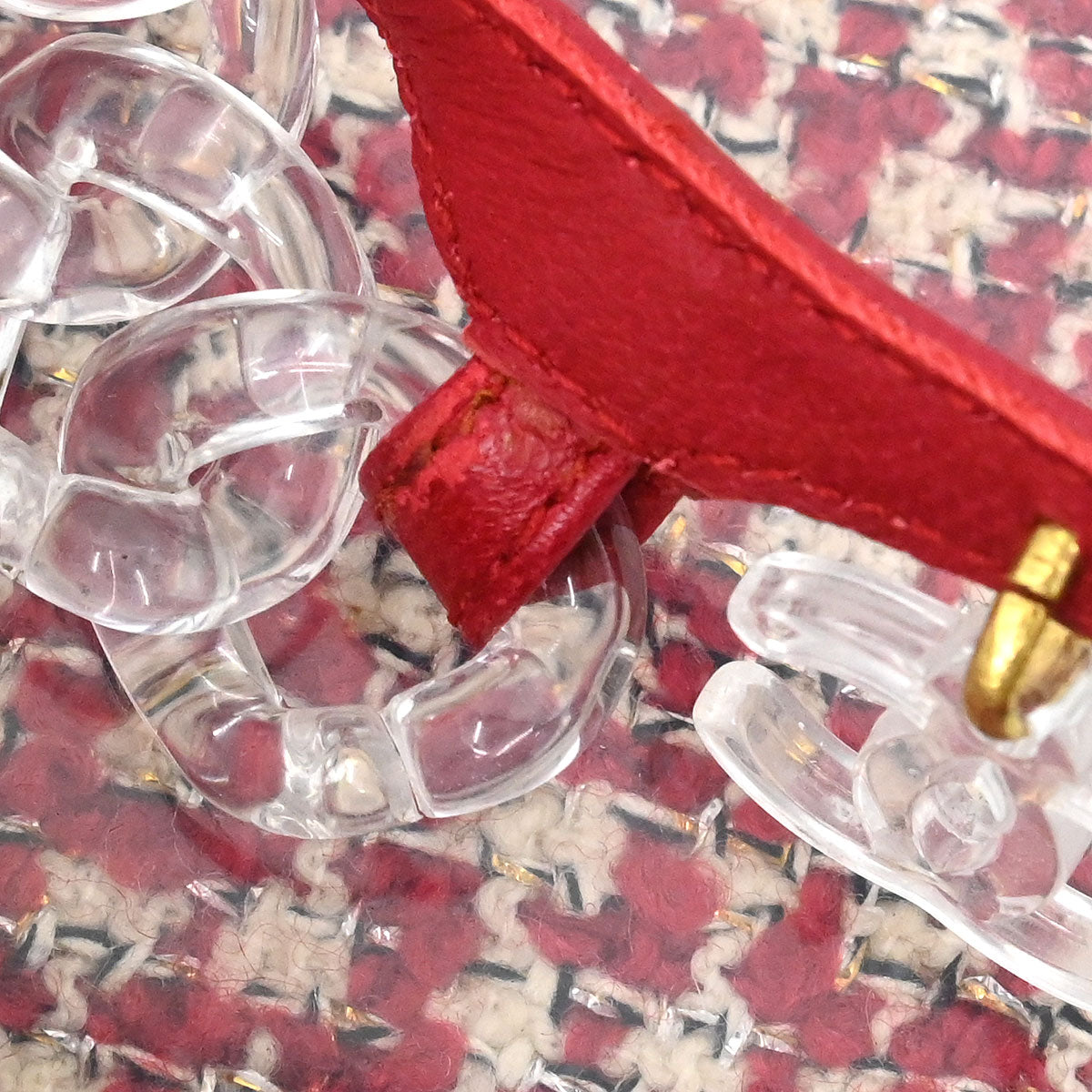 Chanel * Red Sandals Shoes #37