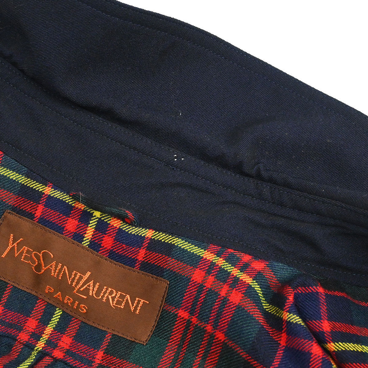 Yves Saint Laurent Coat Navy