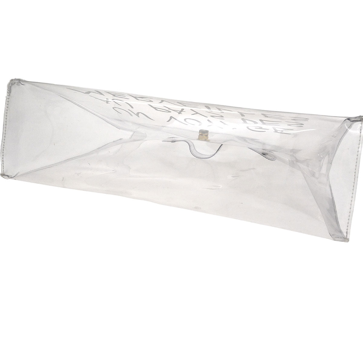Hermes Clear Kelly Vinyl Handbag