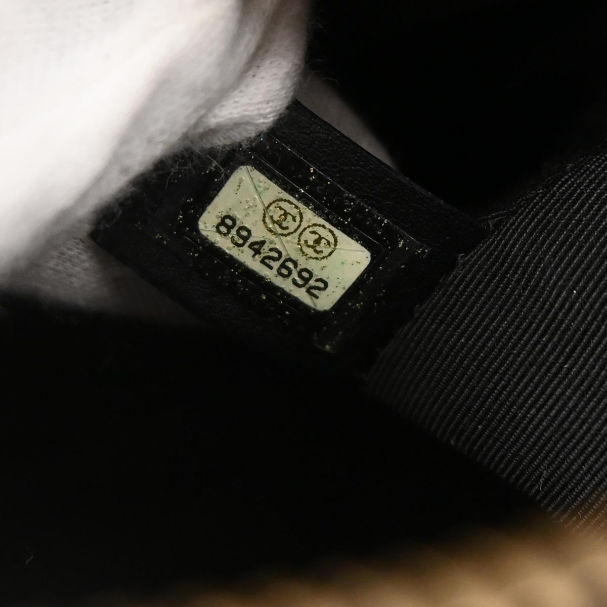 Chanel Black Caviar Skin Bowling Bag 27