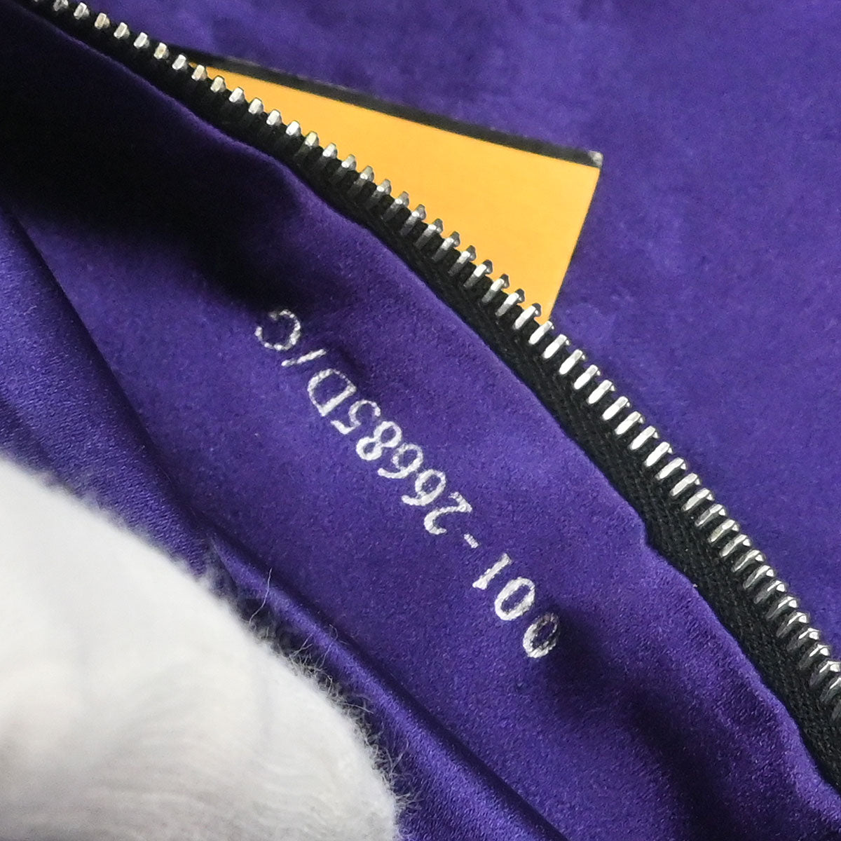 Fendi * Python Purple Shoulder Bag