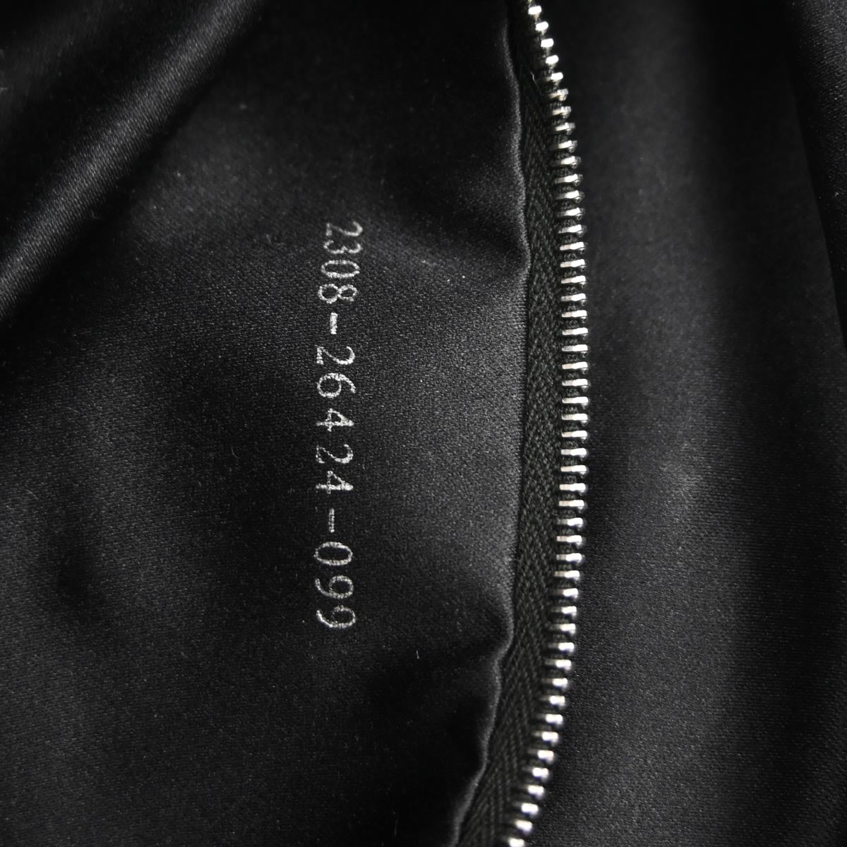 Fendi Black Wool Baguette Handbag