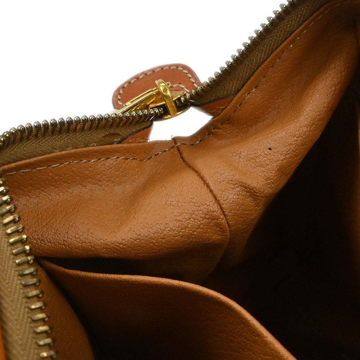 Celine Brown PVC Macadam Pouch Bag