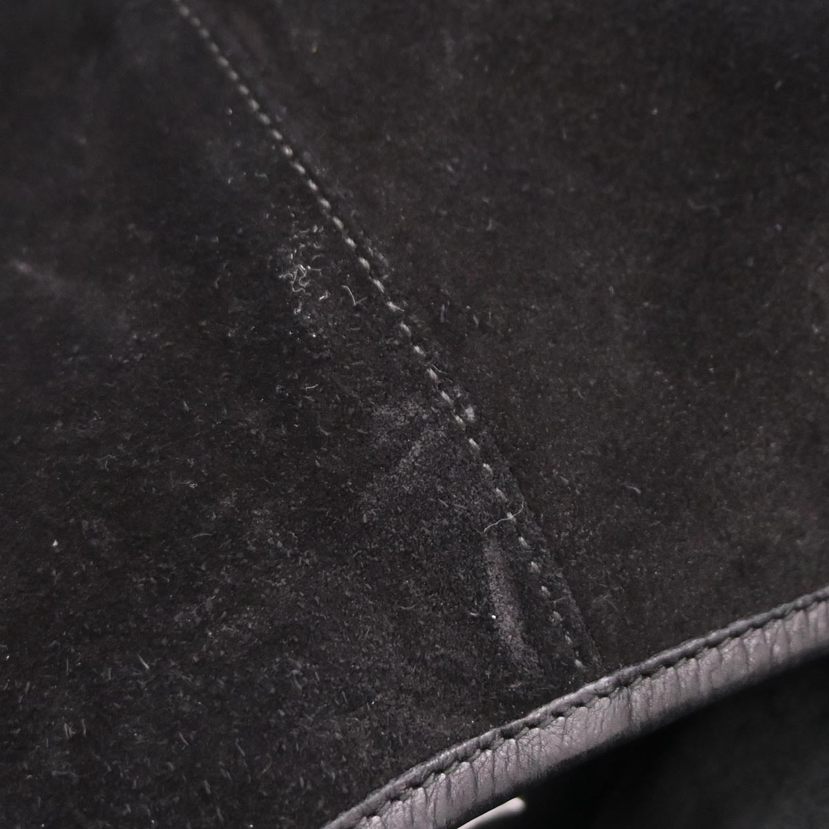 Yves Saint Laurent * Black Suede Medium Mombasa Hobo Handbag