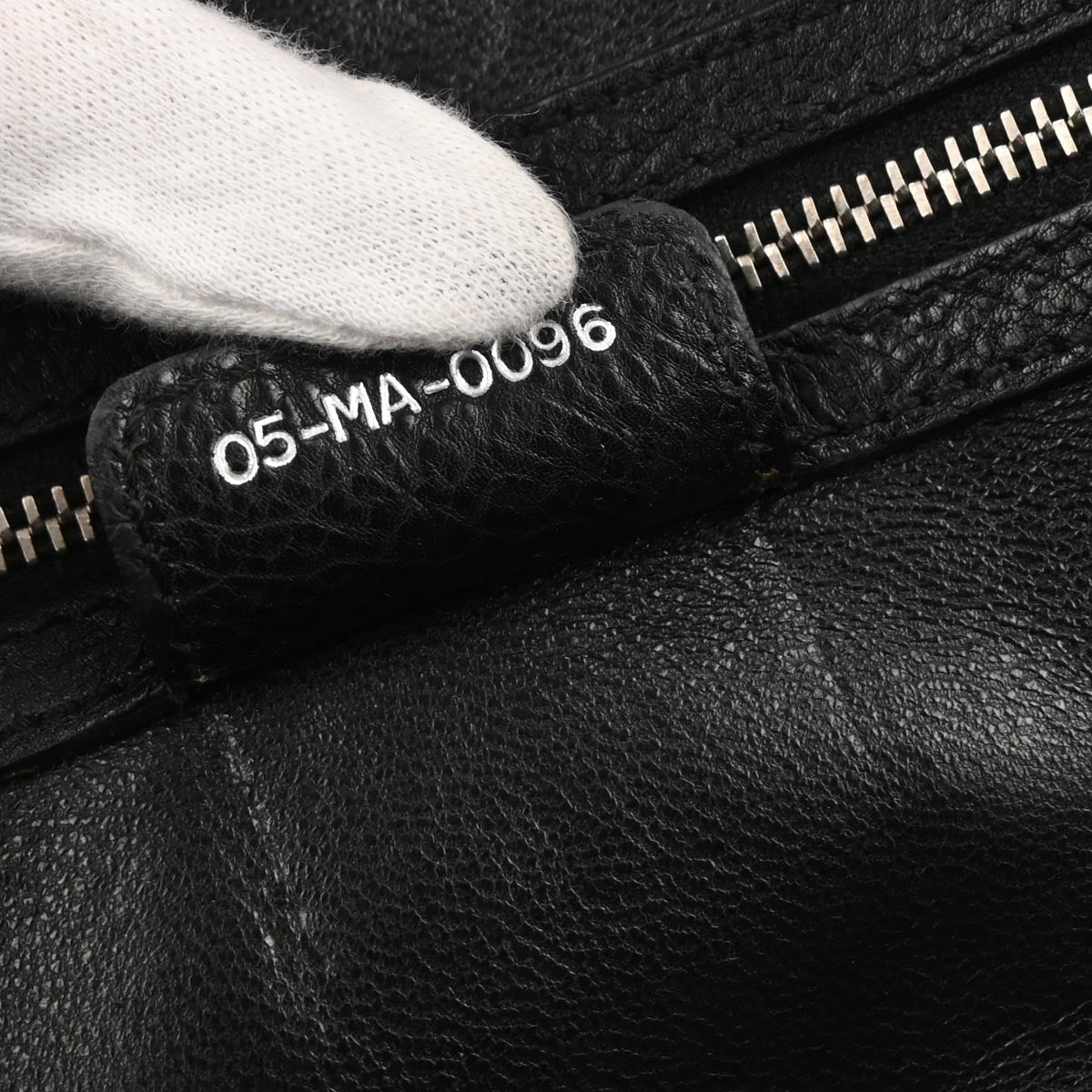 Christian Dior Black Leather My Dior Duffle Handbag