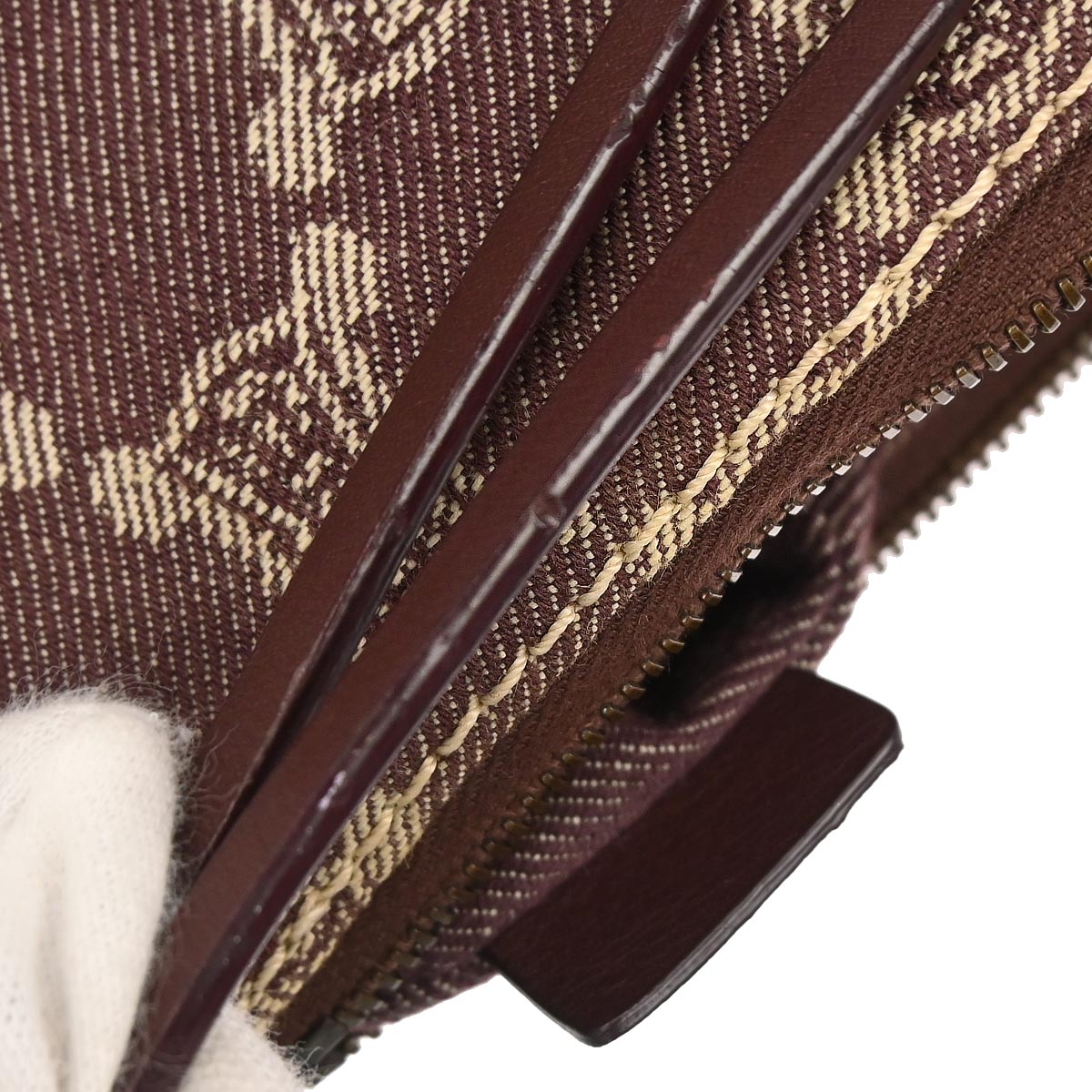 Celine Bordeaux Macadam Handbag