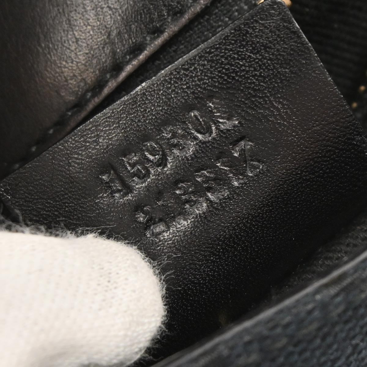 Gucci Black Canvas GG Shoulder Bag