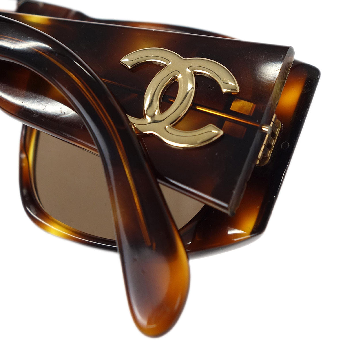 Chanel Sunglasses Eyewear Brown Small Good