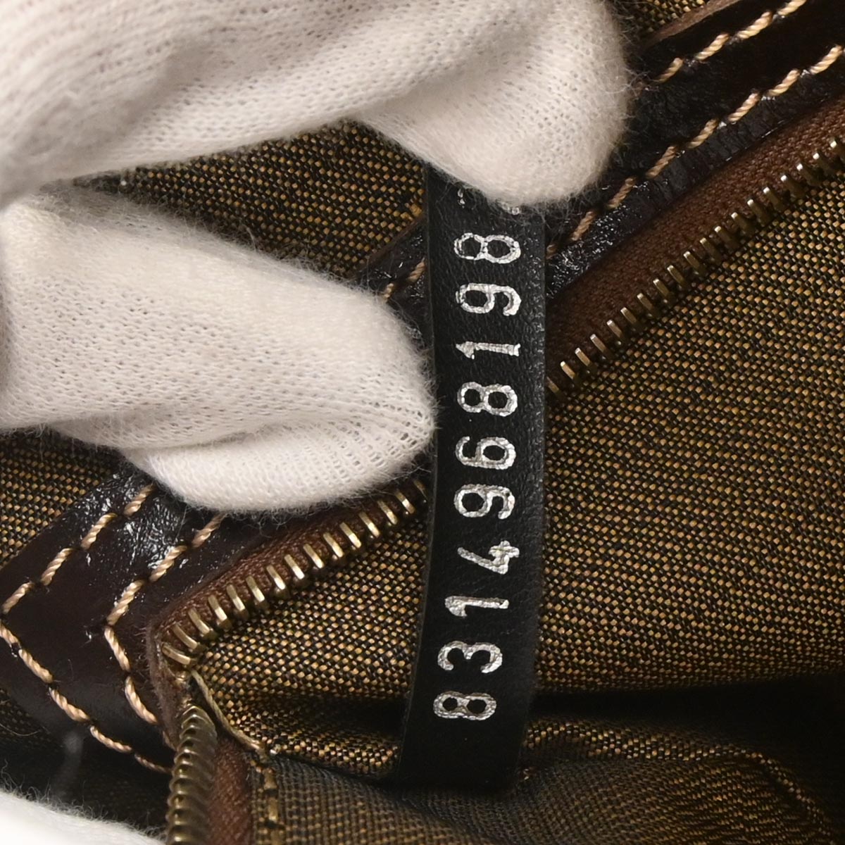 Fendi Brown Zucca 2way Shoulder Handbag