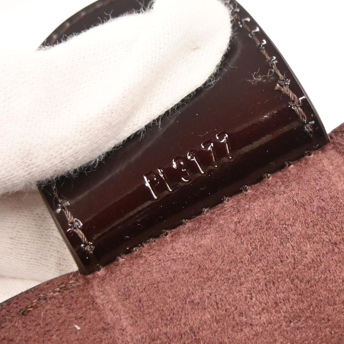 Louis Vuitton 2017 Dark Purple Vernis Long Beach MM Tote Bag M90475