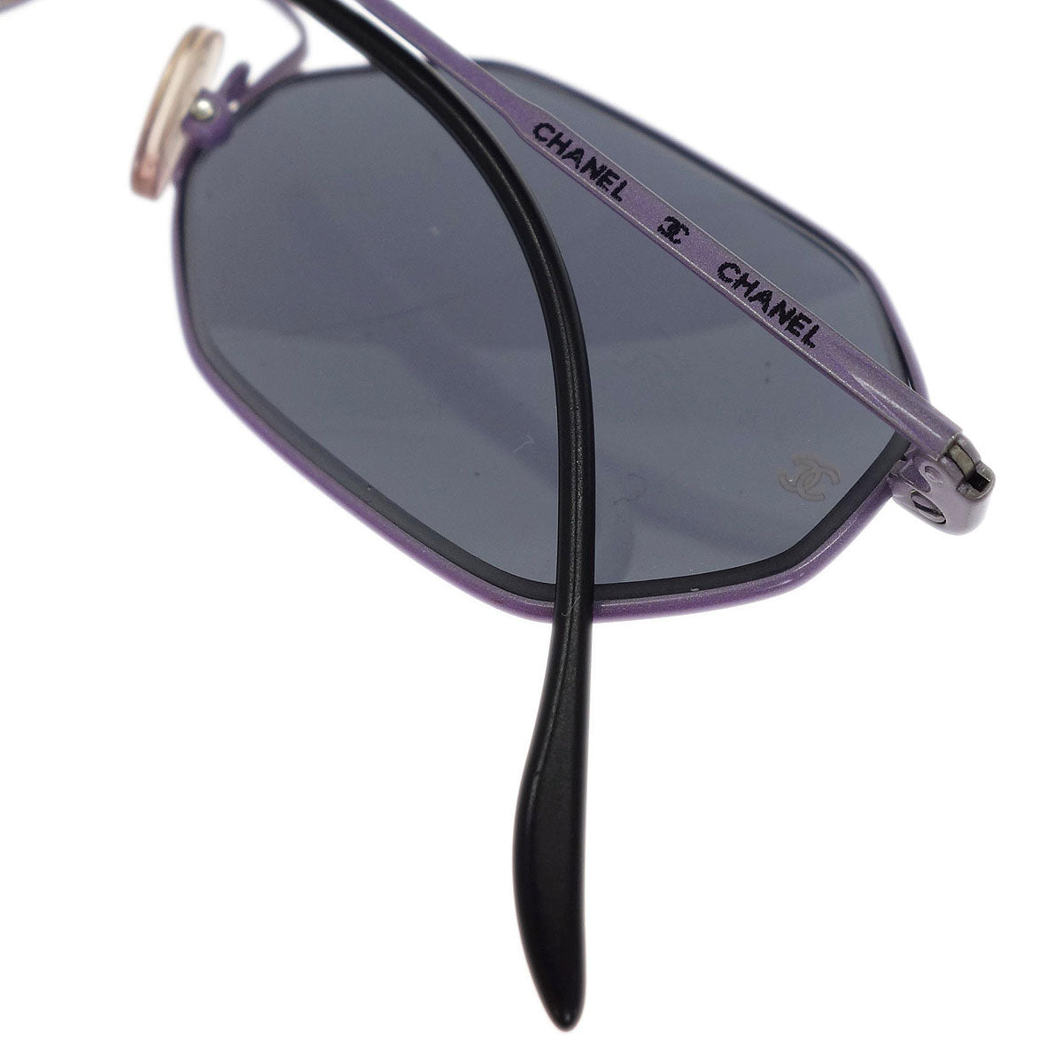 Chanel Sunglasses Eyewear Black Small Good