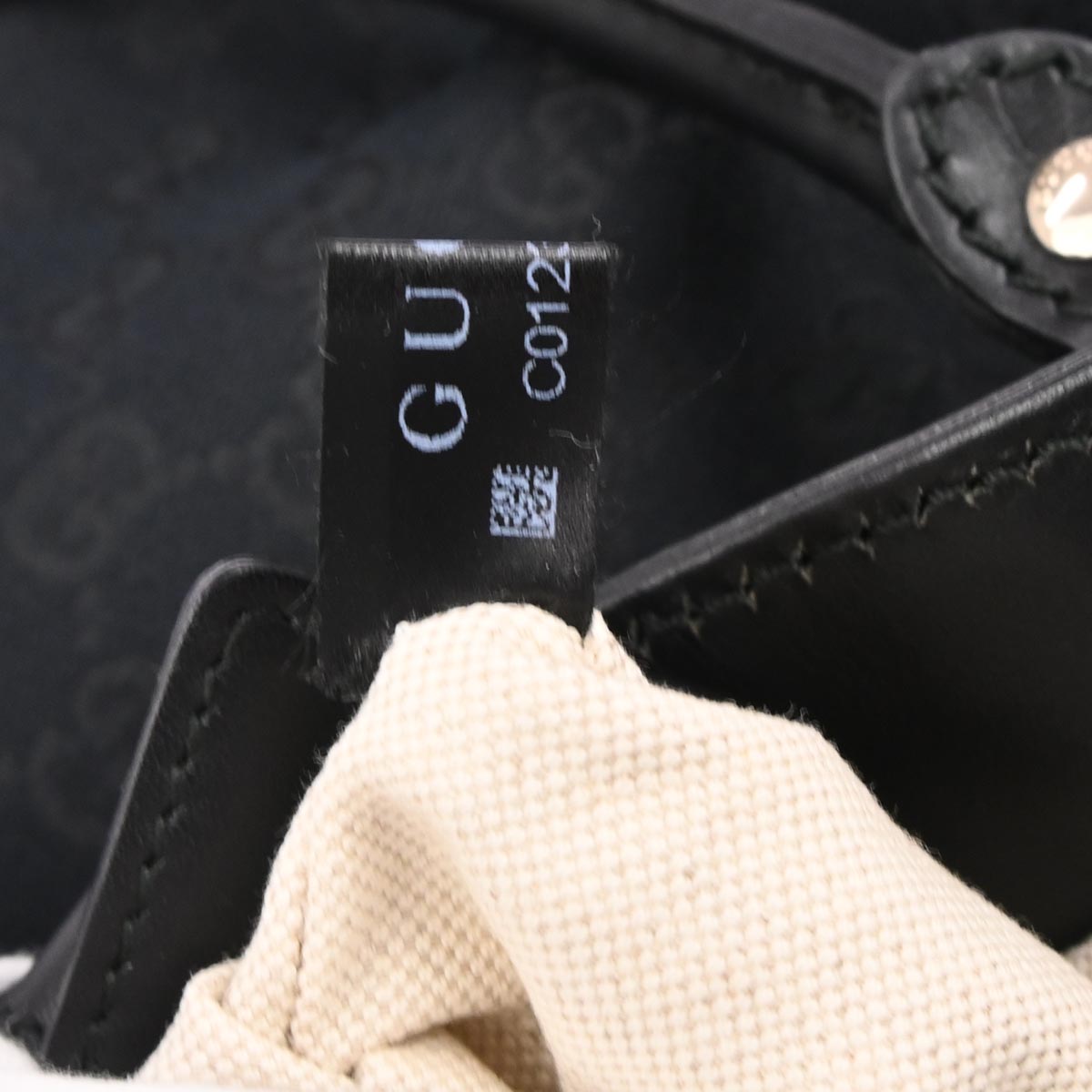 Gucci Black Sukey GG Tote Bag