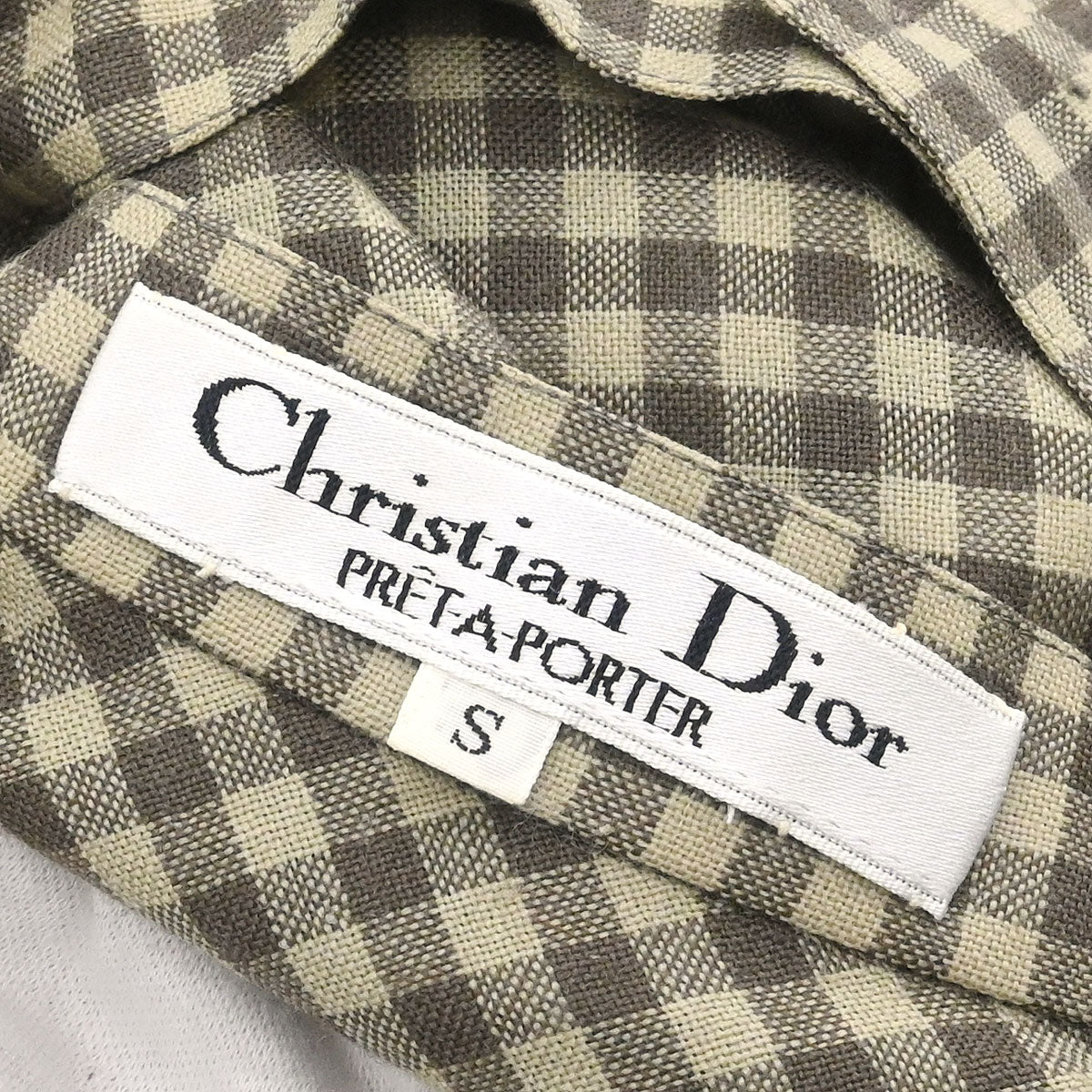 Christian Dior Shirt Blouse Brown #S