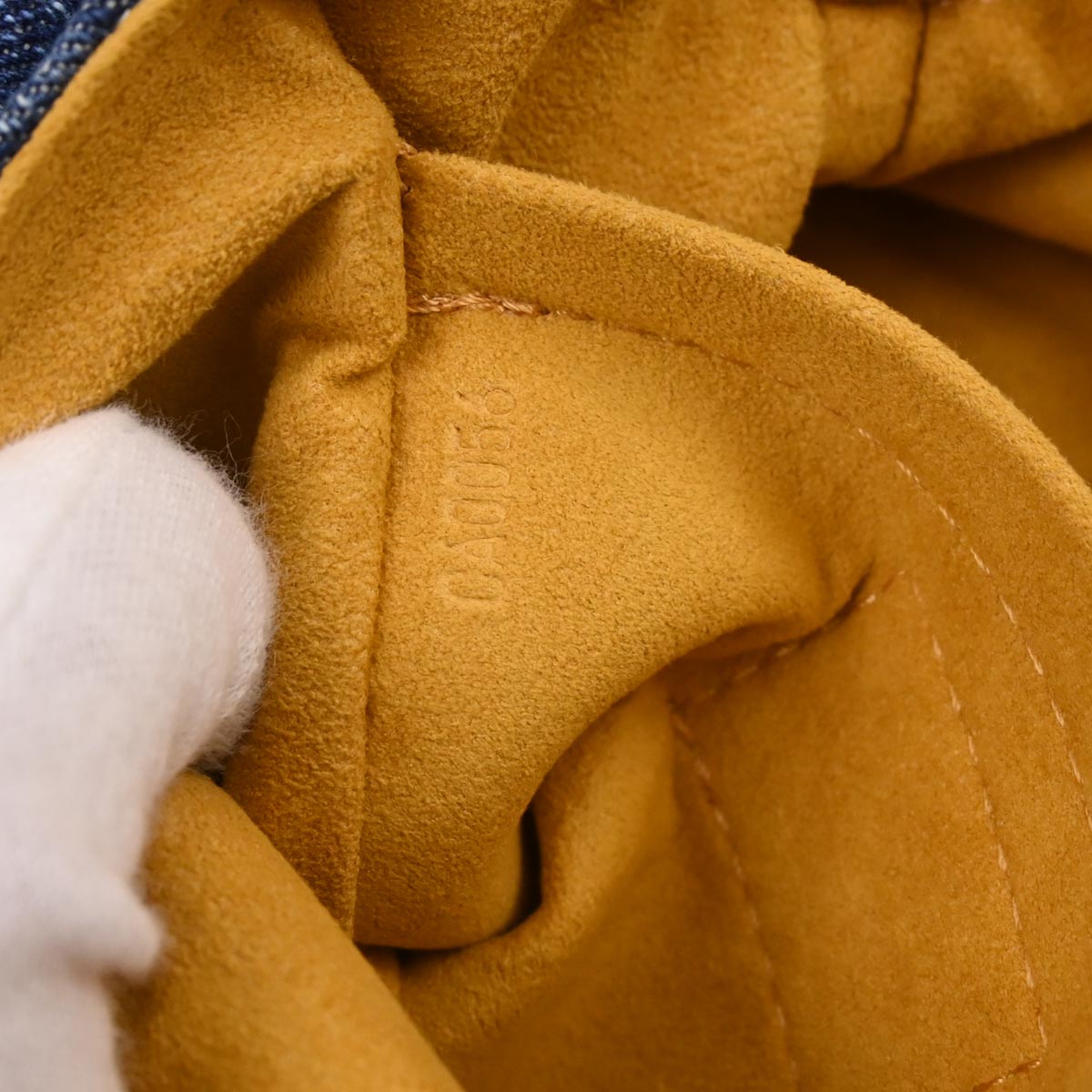 Louis Vuitton Blue Monogram Denim Mini Pleaty Handbag M95050