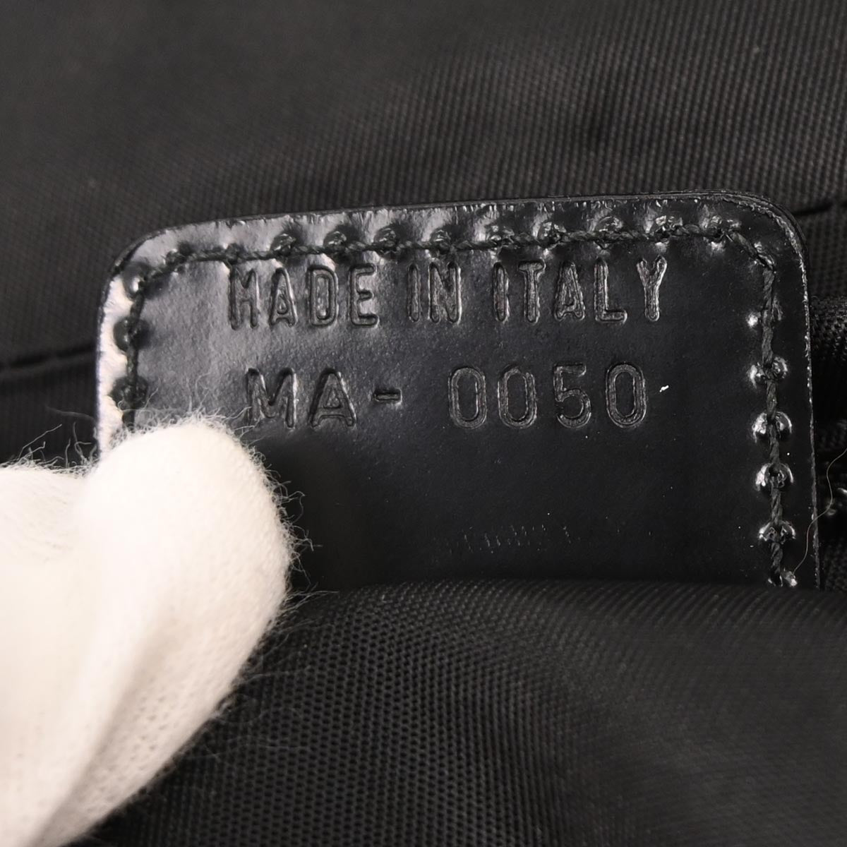 Christian Dior Black Brown Fur Malice Handbag