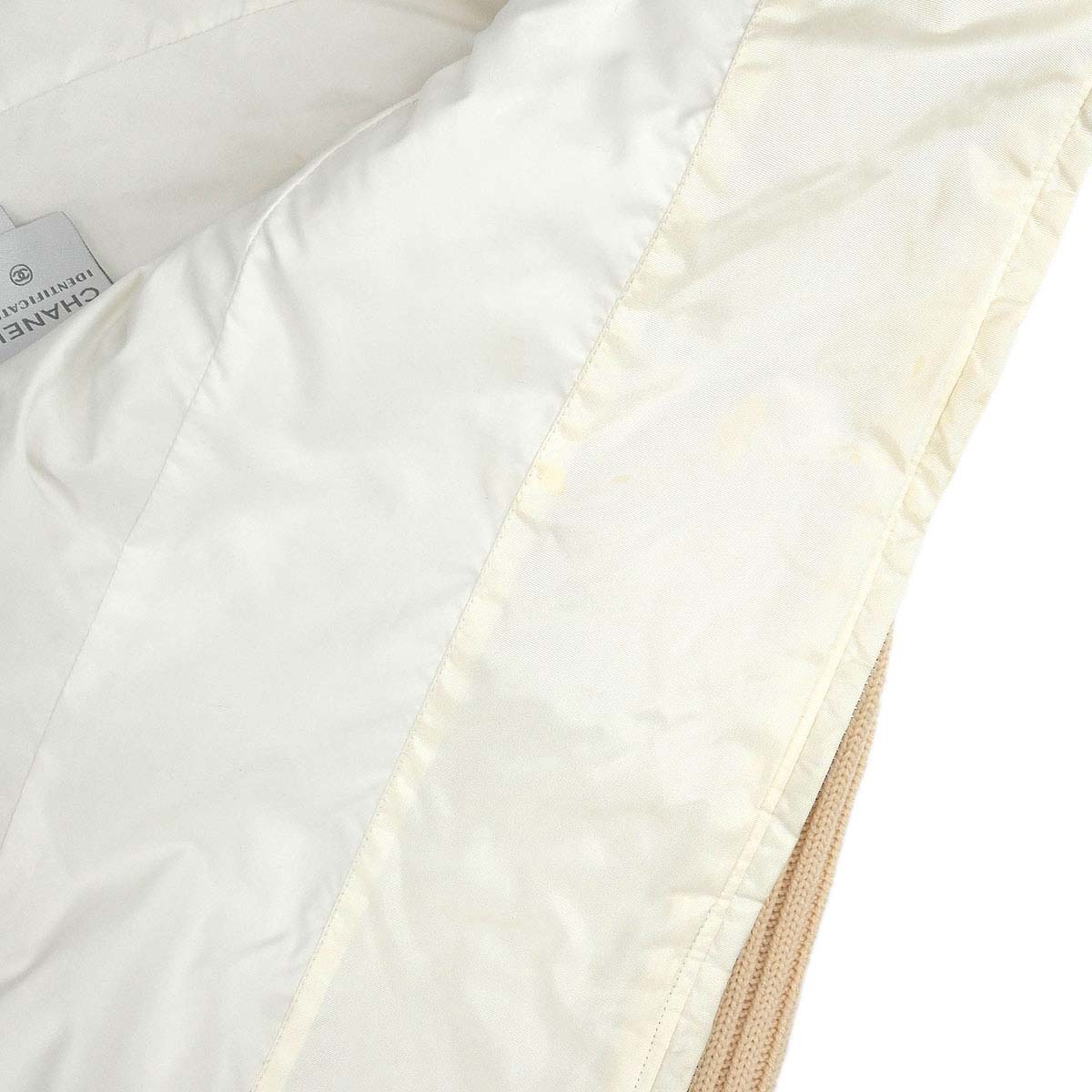 Chanel 2000 Sport Line Zip Up Coat White #38