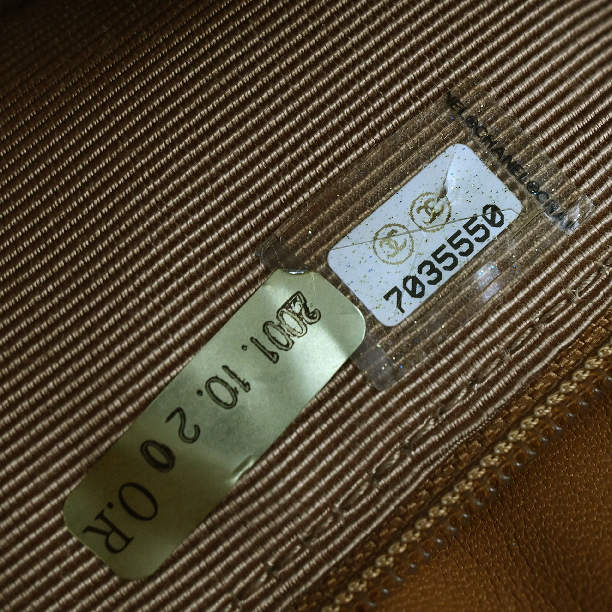 Chanel 2002-2003 Brown Lapin Fur Handbag