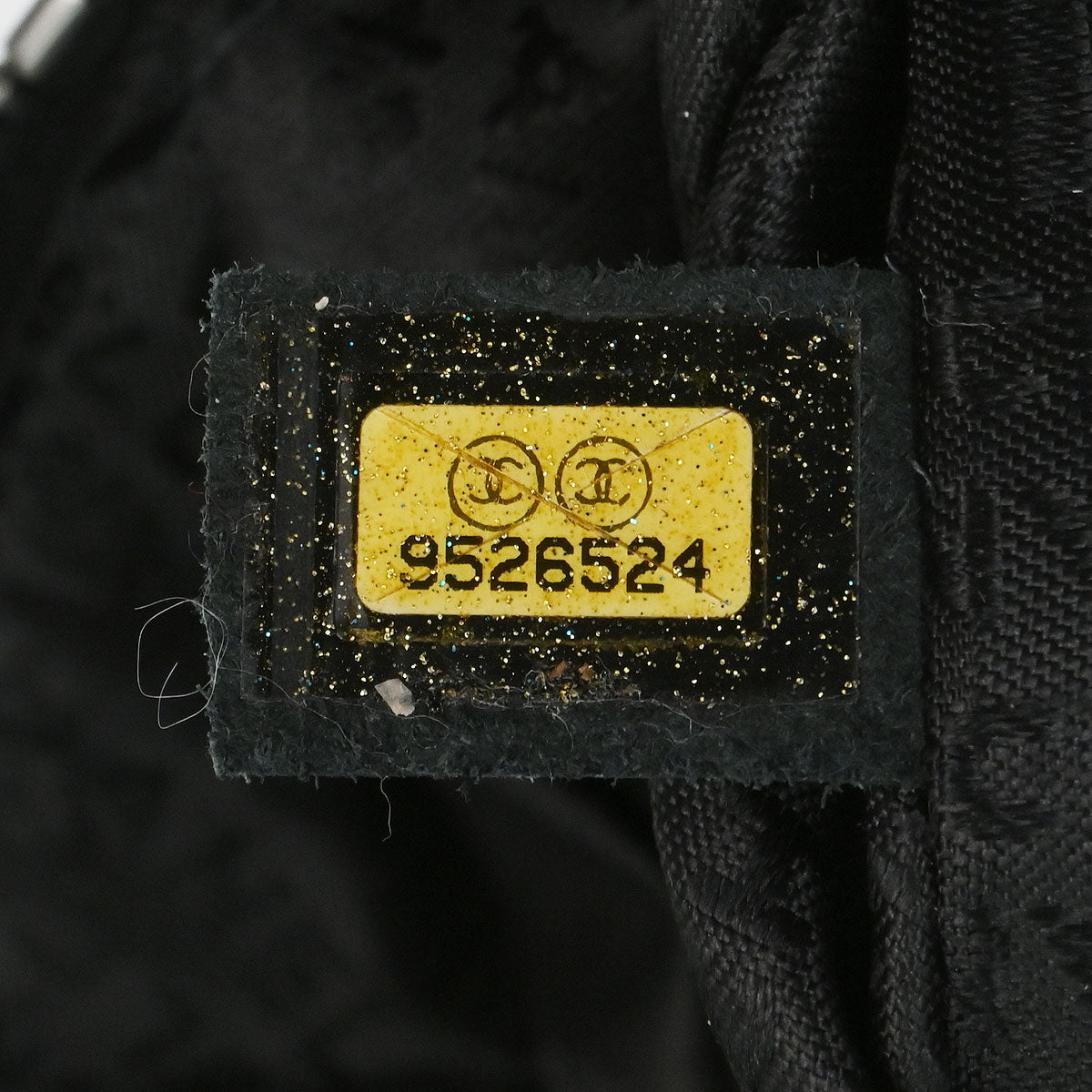 Chanel 2005-2006 Black Velours Duffle Handbag